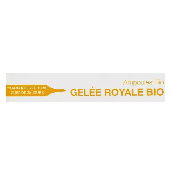 Ampolas de Geleia Real Orgânica Nat & Form, 20 unidades
