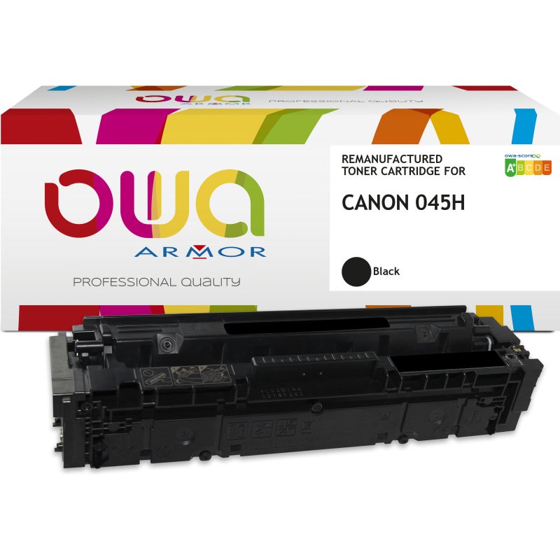 Toner remanufacturé OWA - haute capacité - Noir - pour CANON 045H