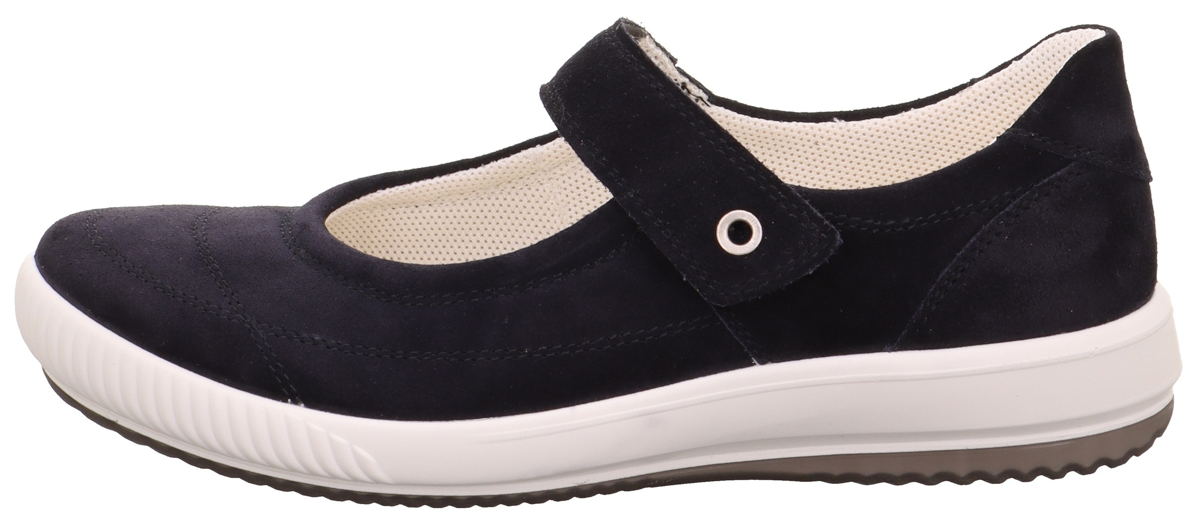 Legero Riemchenballerina »TANARO 5.0«  , Slipper, Ballerina, Schlupfschuh mit Wechselfussbett und Klettriegel