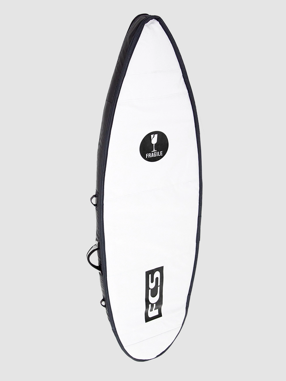 FCS Travel 2 All Purpose 6'7 Surfboard Bag black/grey