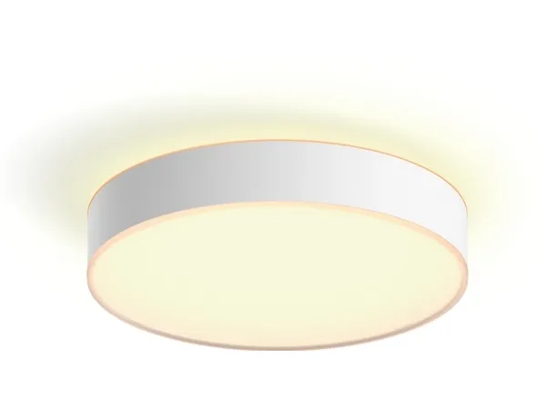 Philips Hue White ambiance Enrave Medium - Loftslampe - LED - 19.2 W - køligt hvidt/varmt hvidt lys - 2200-6500 K - hvid