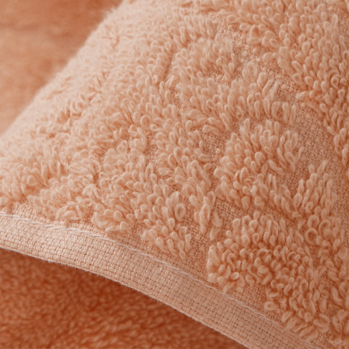 My Home Duschtuch mit Jacquard-Muster orange