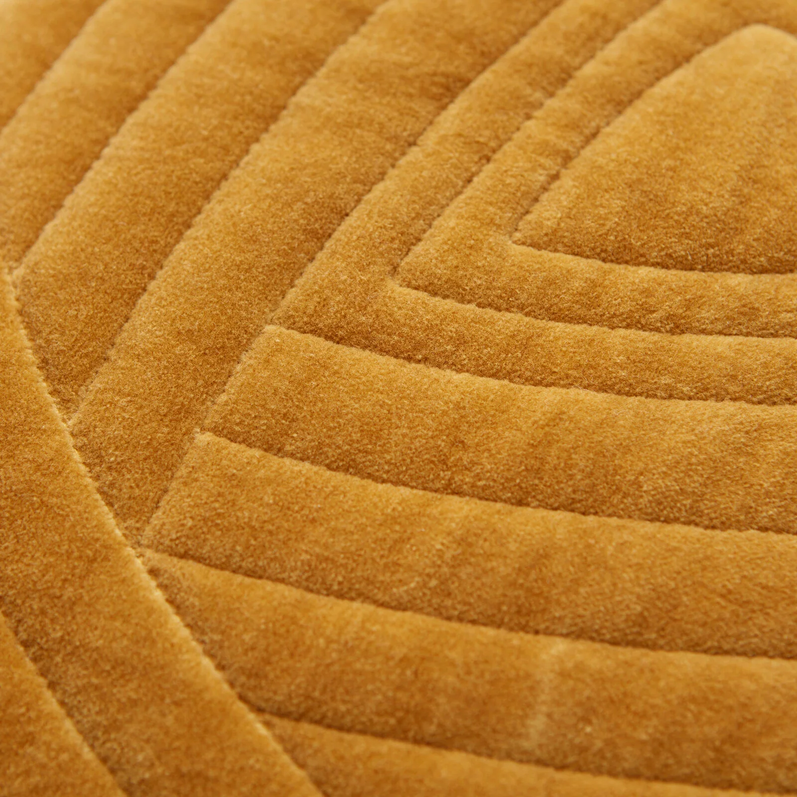 Cozy Living  Giselle Quilted pyntepude, Dijon - 45 x 45 cm.