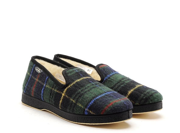 Semelflex chaussons homme cloleine vert