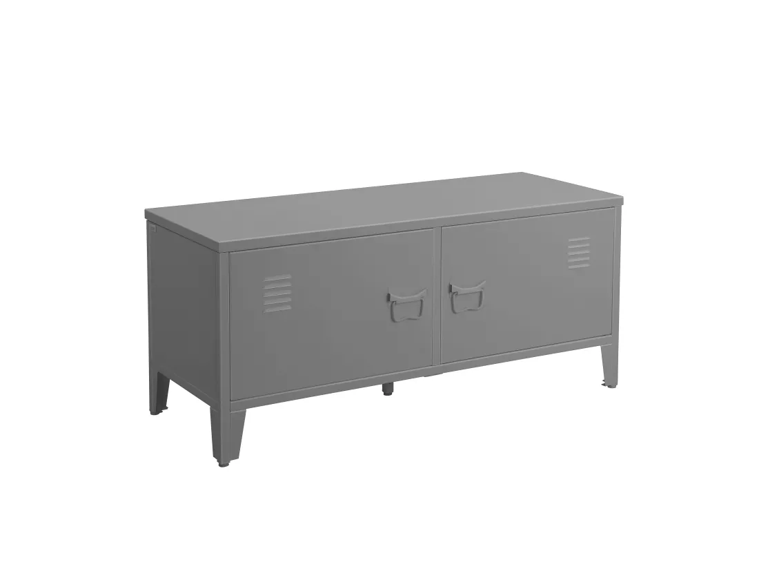 Banc Salino 2 portes gris