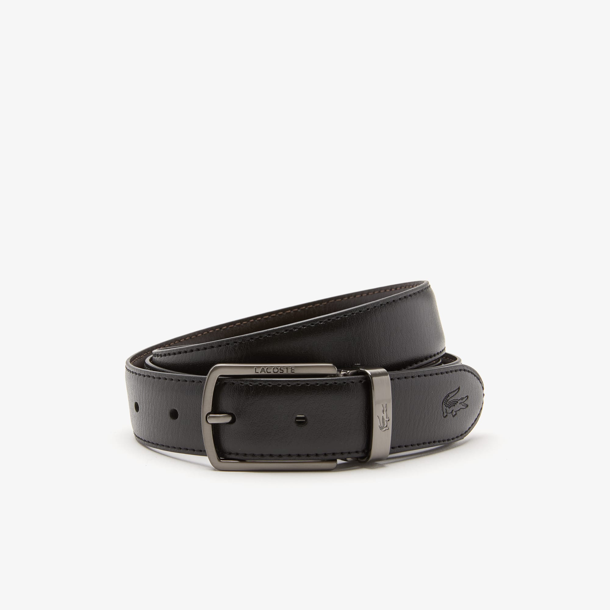 Coffret ceinture homme Lacoste avec 2 boucles ardillon Ceintures - Noir - Lacoste - Homme