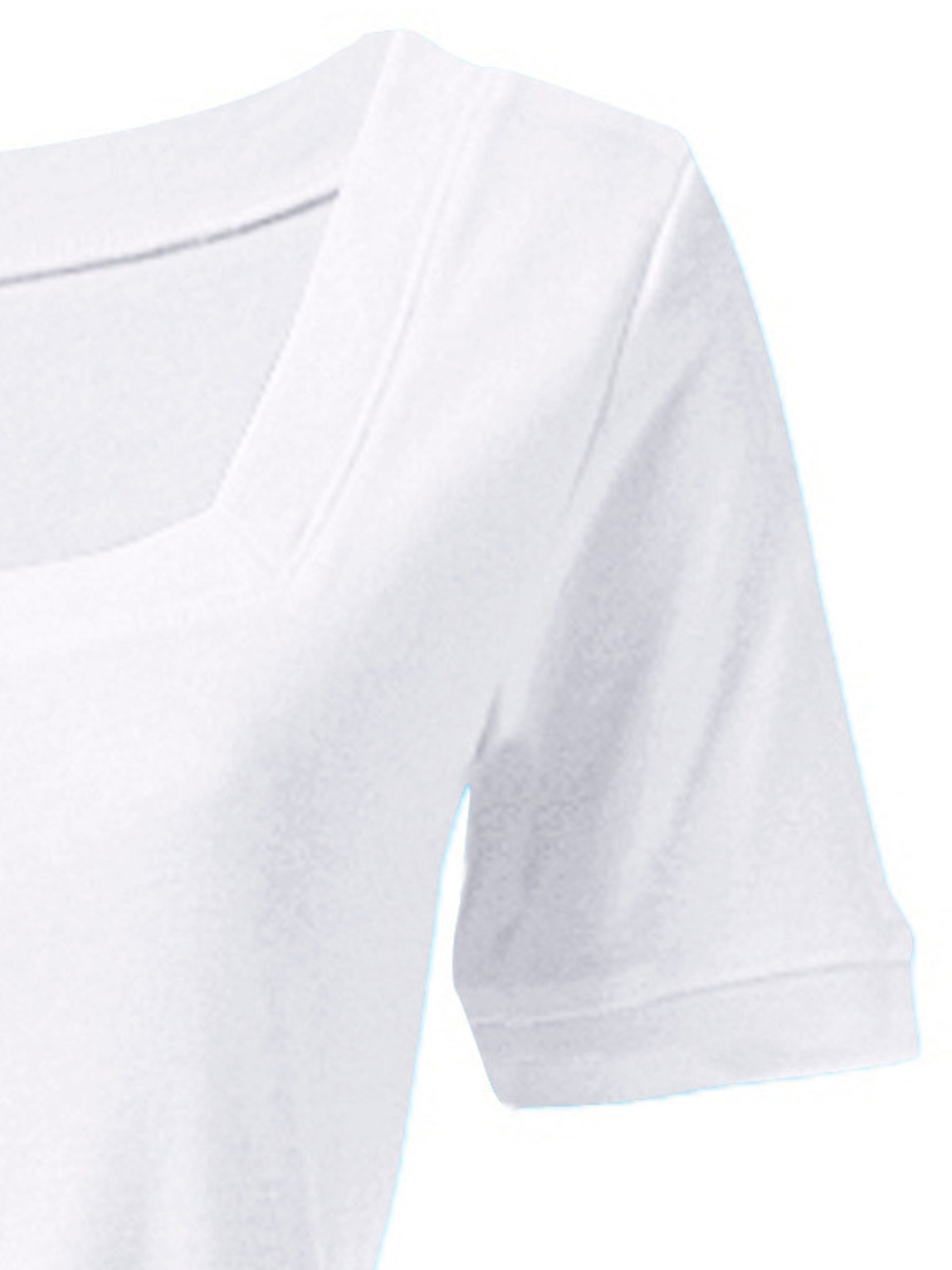heine Carré-Shirt in weiß
