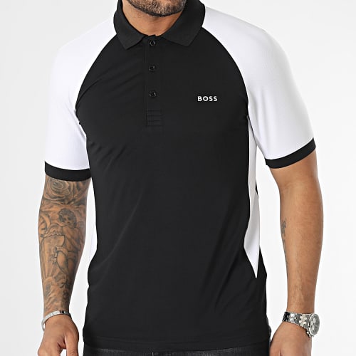 Polo Manches Courtes Slim Paule Tech 50487842 Noir