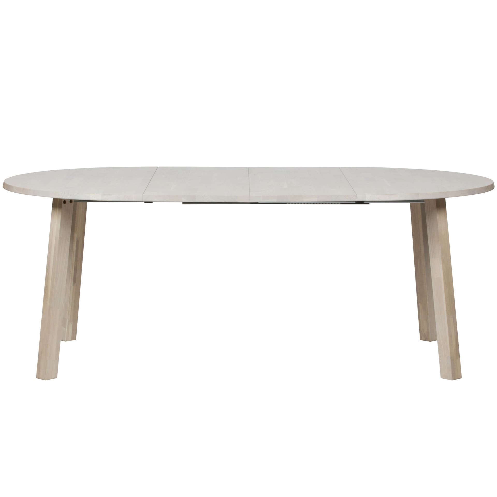 Esstisch LANGE JAN 120 x 120 (160-200) cm Eiche Sydney-Weiß