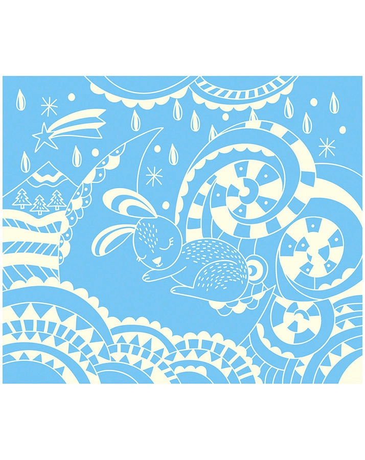 Kratzbilder GLOW IN THE DARK 8er-Set