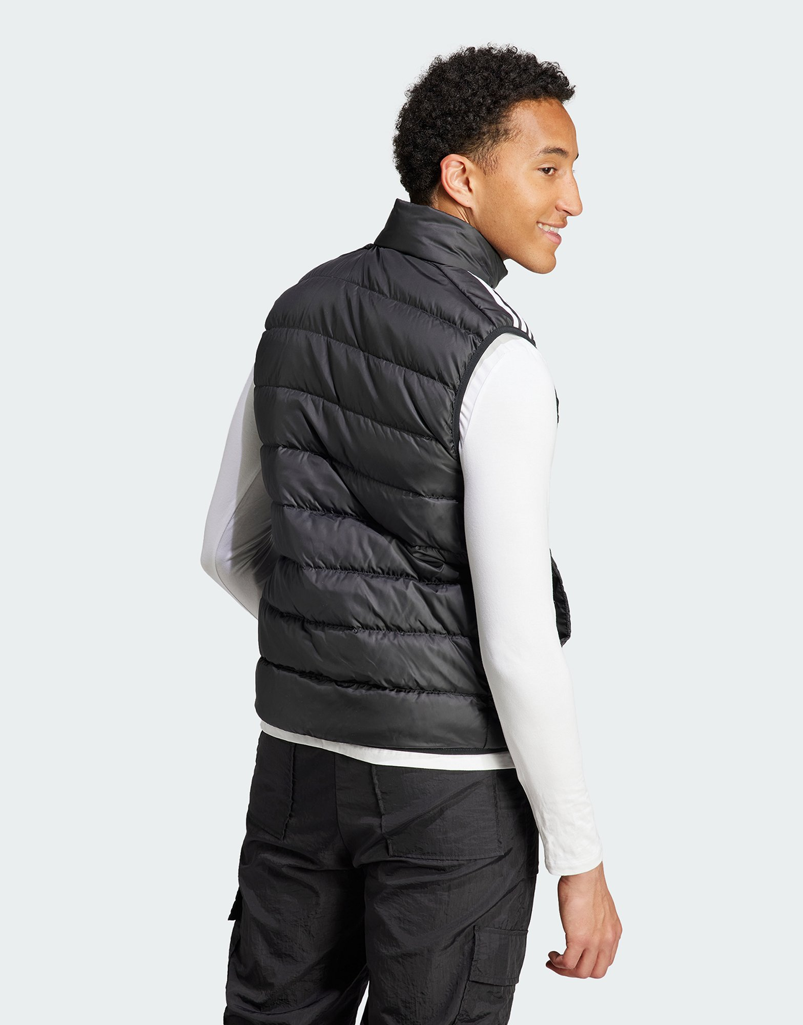 adidas Doudoune sans manches légère 3 bandes Essentials