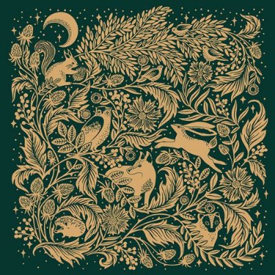 green and gold woodland luxury box x8