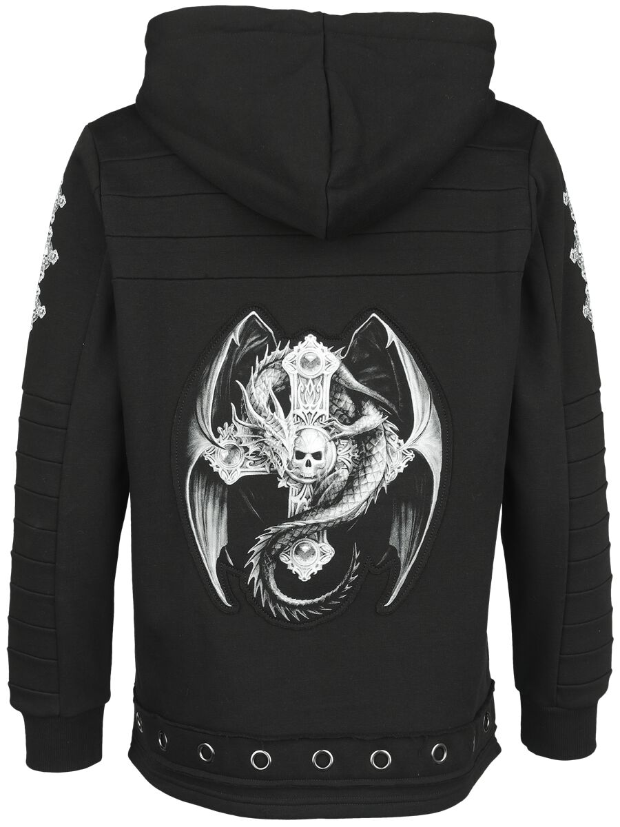 Gothicana X Anne Stokes - Veste à capuche | Gothicana by EMP Sweat-shirt zippé à capuche