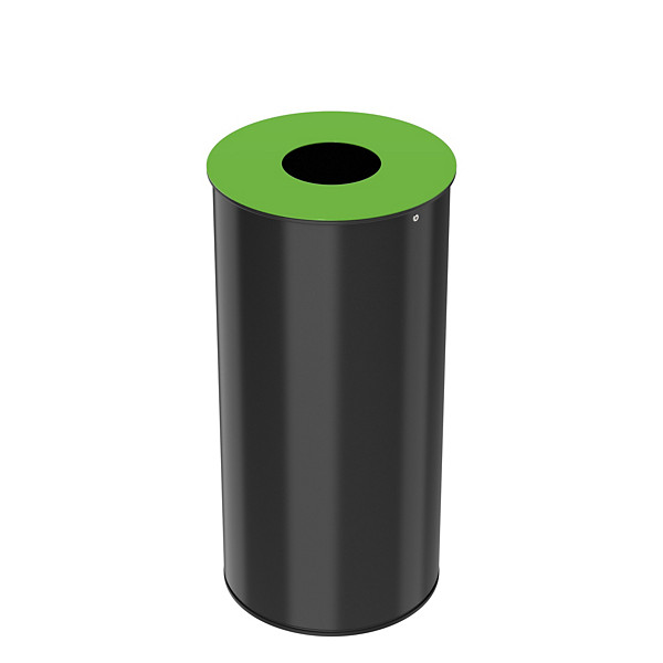 ROSSIGNOL Poubelle de  tri selectif 50 L neotri - tri verre - gris manganese / vert jaune