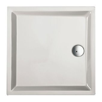 Plieger Liberty douchebak vierkant 90x90x4cm wit