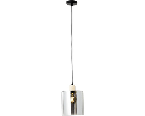 Hanglamp, 1-lichts, HxB 120x20 cm, zwart