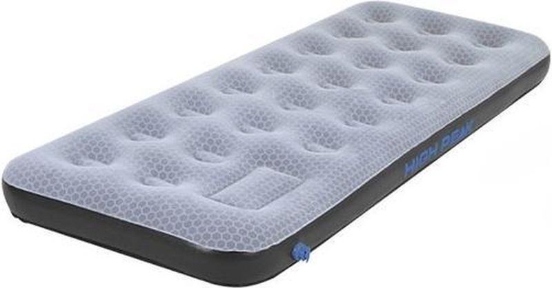 Opblaasbaar Bed - Grijs - Viscose - Ideaal Voor Kamperen