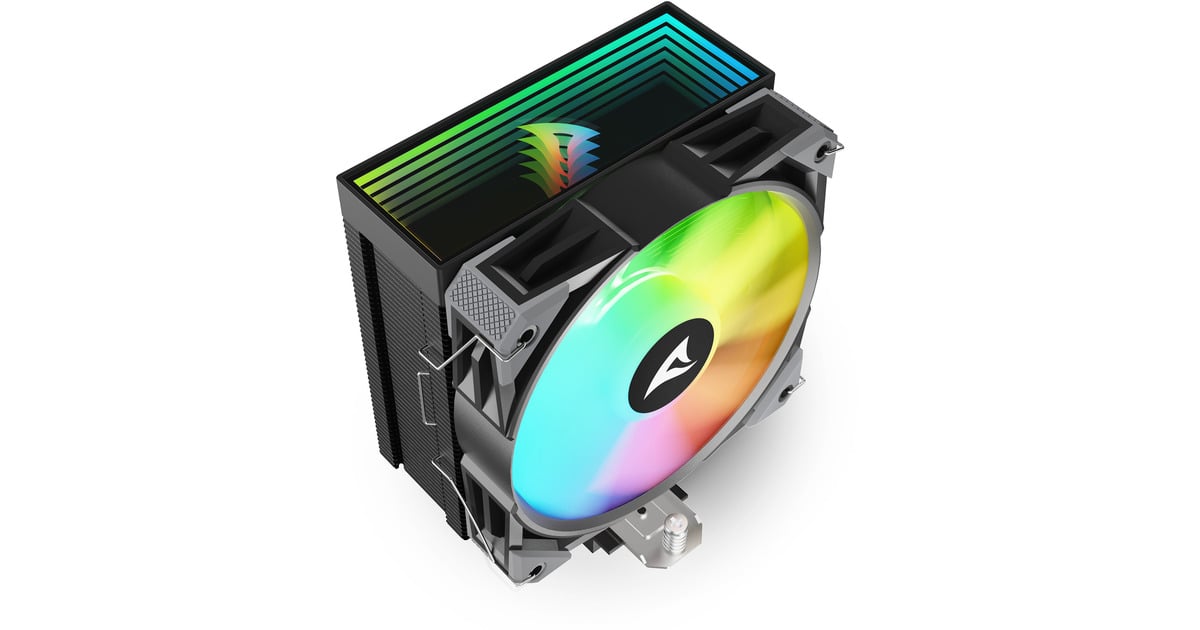 SharkoonA50 RGB CPU-koeler  (Zwart, 4-pins PWM fan-connector)