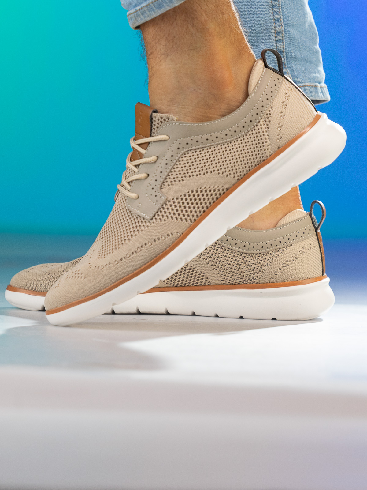 Gregers - Formatop Taupe - Trapes Sko