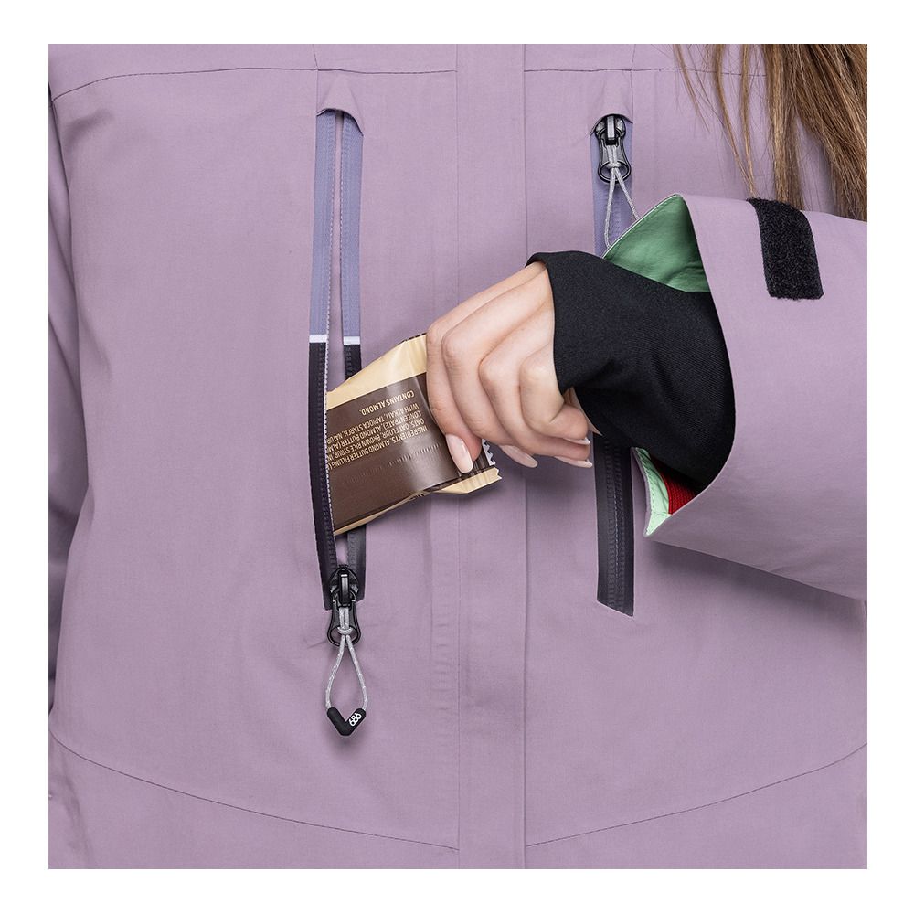 686 SKYLINE SHELL GTX - Veste snow Femme dusty orchid
