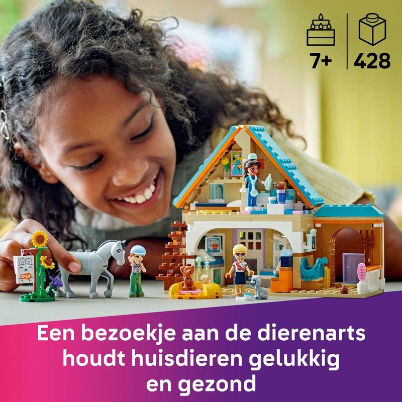 LEGO Friends - 42651 - Dierenkliniek - Multikleur - Bouwstenen