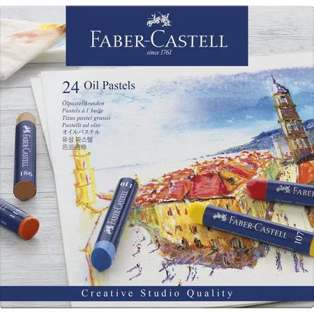 Faber-Castell Ölpastellkreiden, 24er Etui