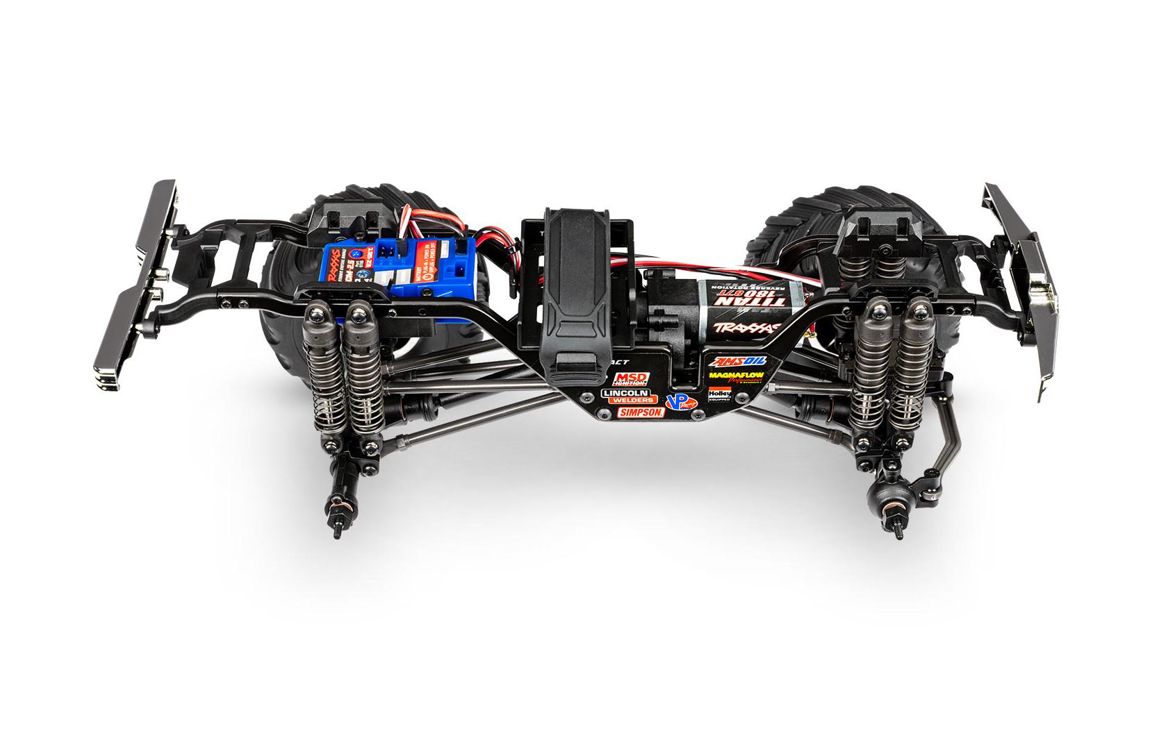 Monster Truck TRX-4MT Ford F-150 Schwarz, RTR, 1:18<br>Kleiner, originalgetreuer 4x4 RC-Monstertruck