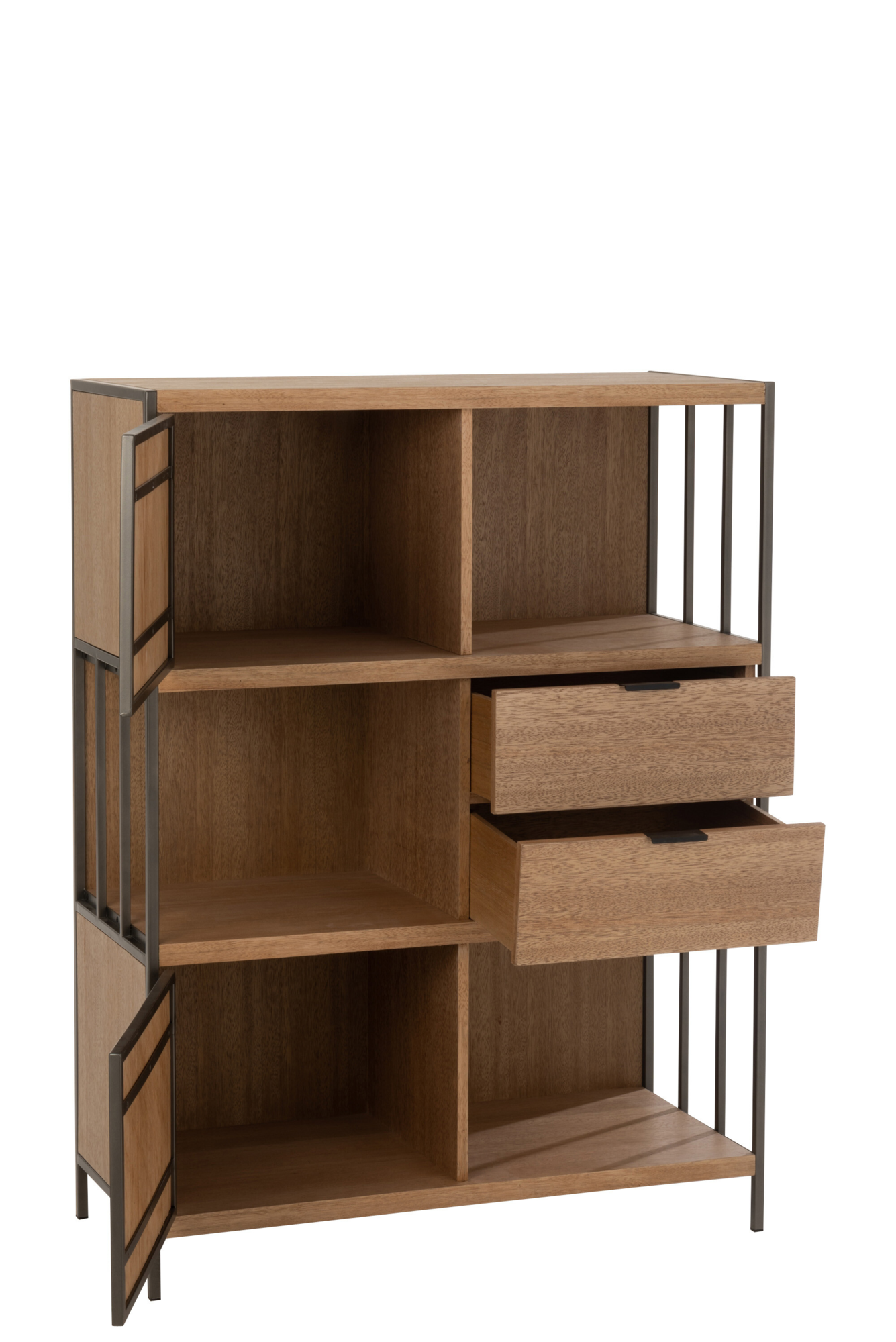 Kast hout/metaal Naturel