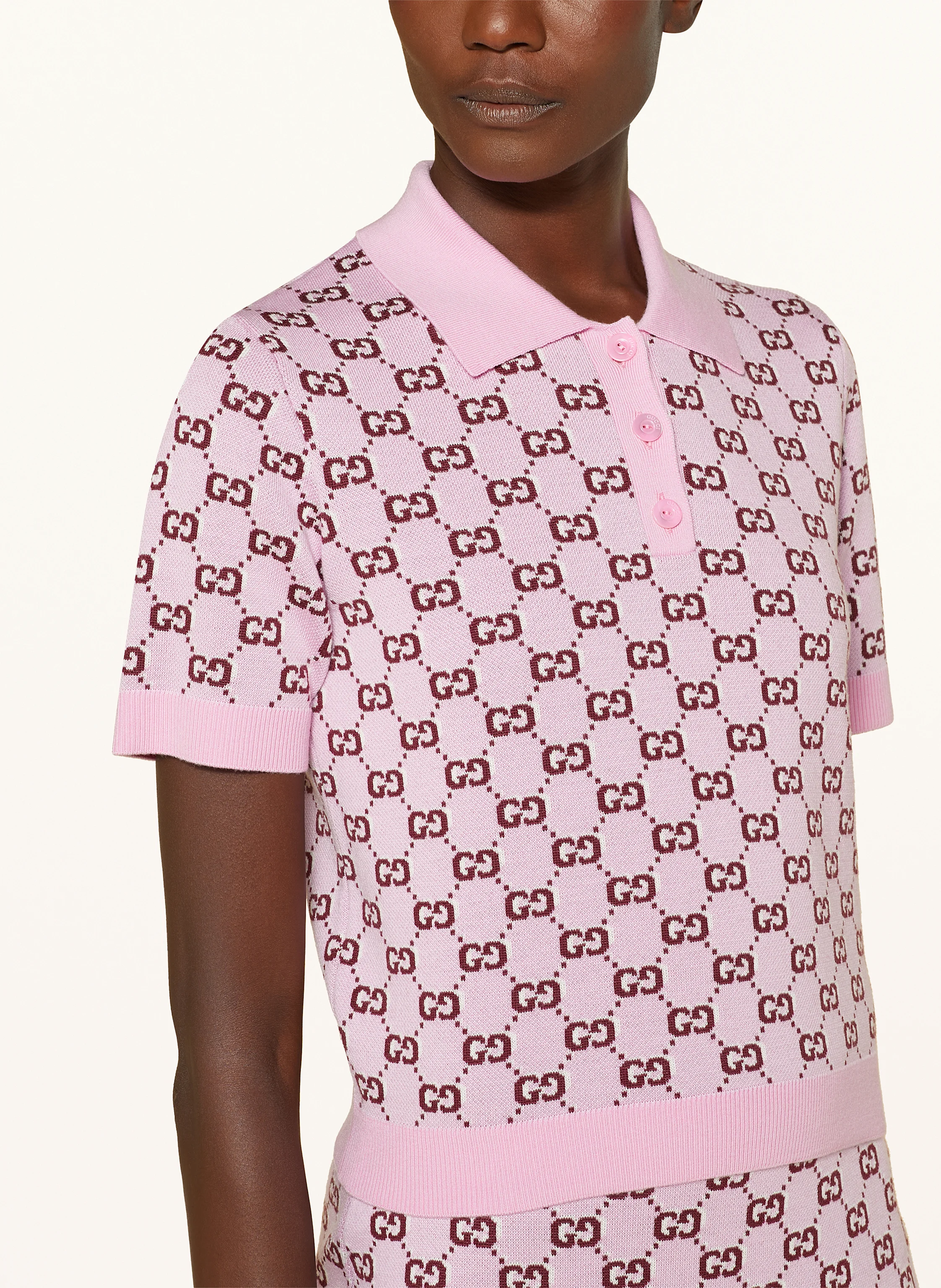 GUCCI Strick-Poloshirt