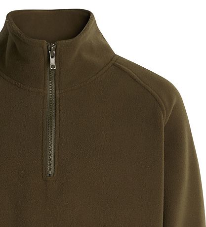 Grønt Fleecetr?je - Darby - Army Green