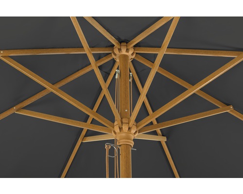 Schneider Malaga parasol Ø 300 cm antraciet