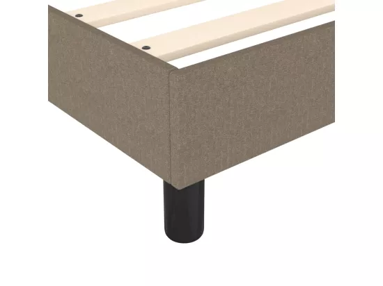 Sommier à lattes de lit Taupe 140x200 cm Tissu