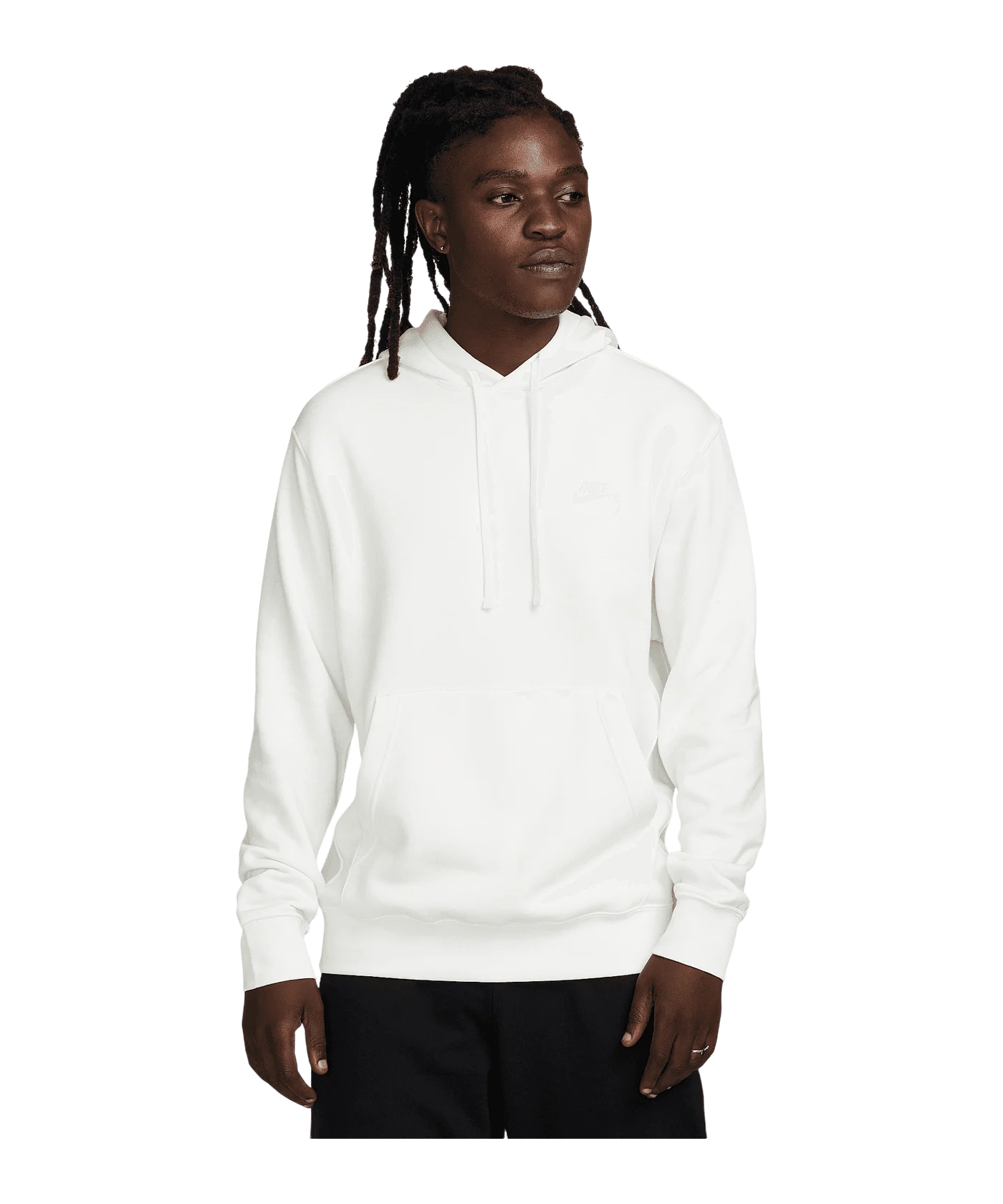 Nike Club Fleece Hoody Weiss F134