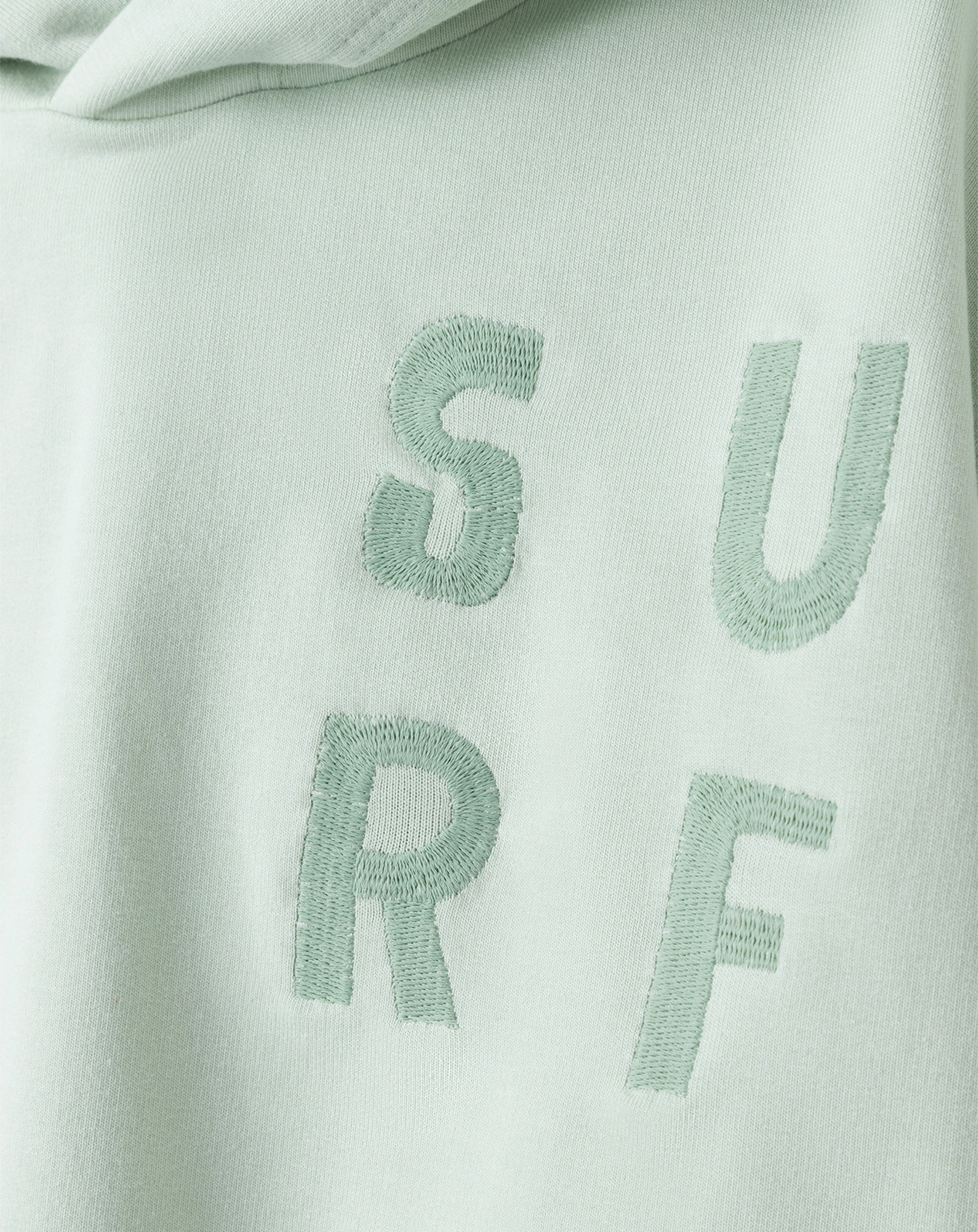 Kapuzen-Sweatshirt SURF in light green
