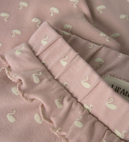 Lil' Atelier Hosen - NbfGayo - Peach Peitsche/Schwäne
