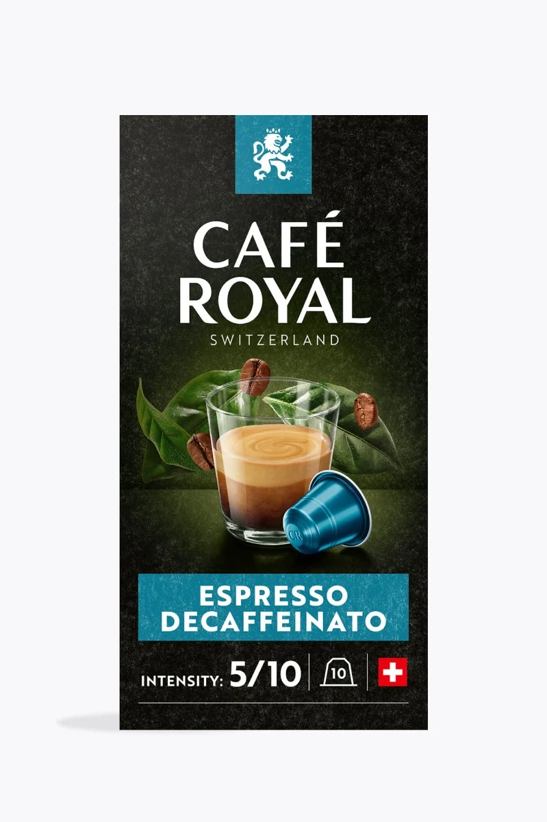 Café Royal Espresso Decaffeinato 10 Kapseln Nespresso® kompatibel