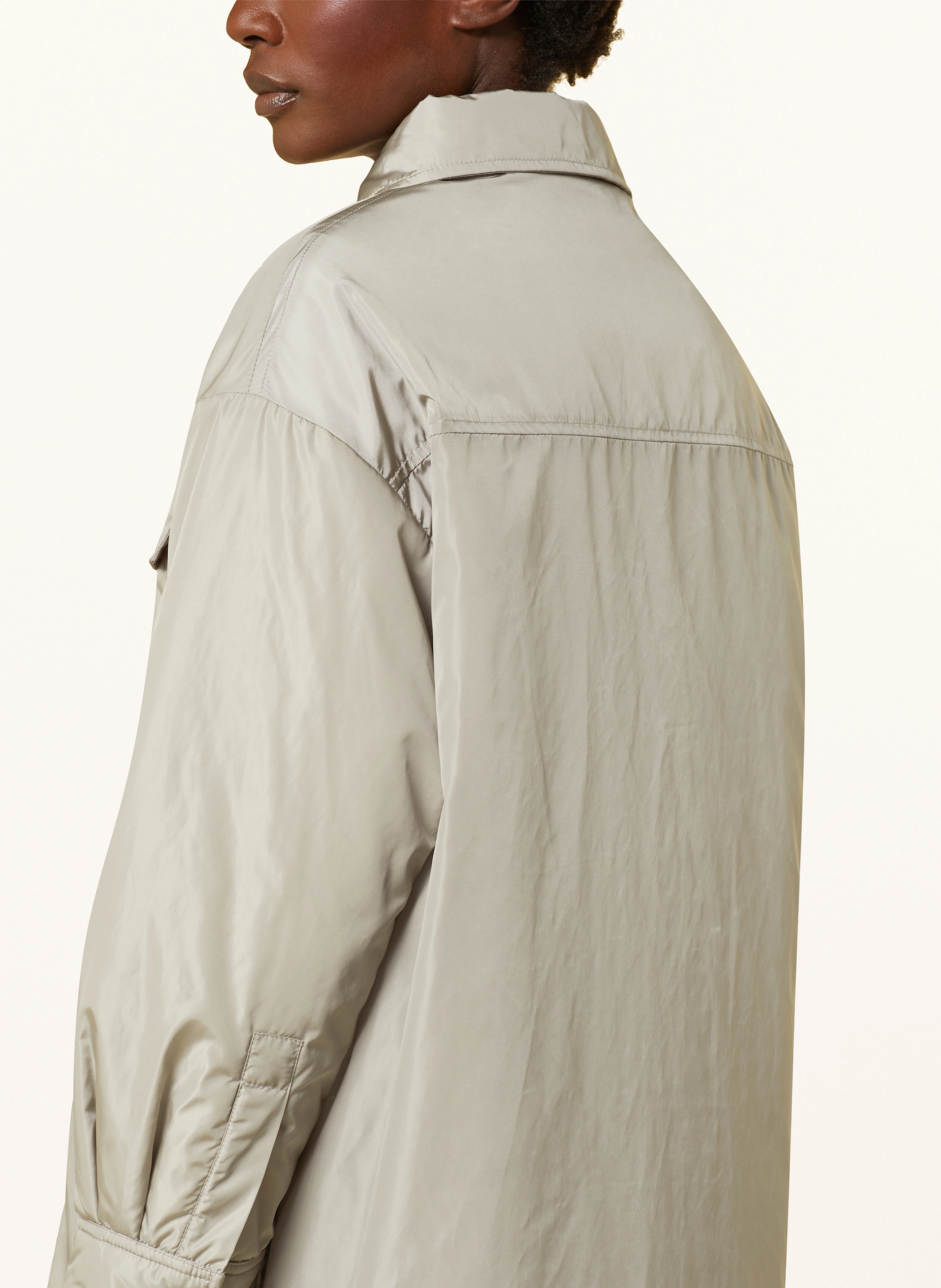 MONCLER Jacke mit Kunstfell