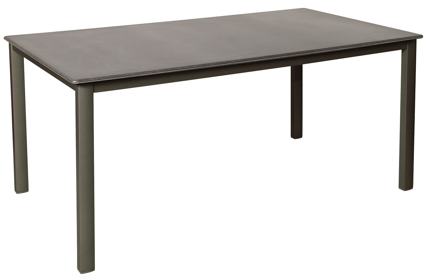 5-teiliges Gartenmöbel-Set - schwarz-anthrazit - stapelbar - 160x90 cm