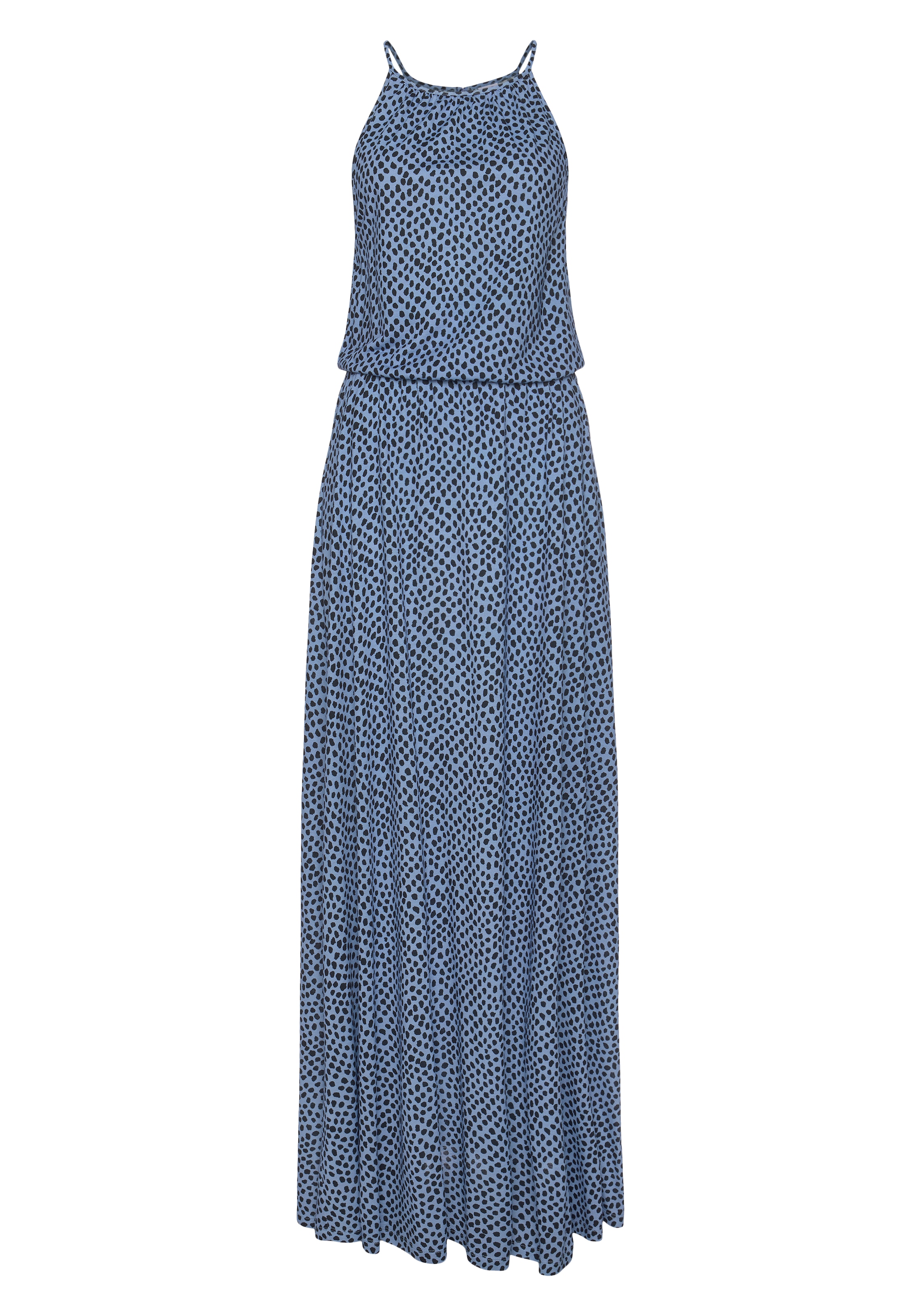 LASCANA Maxikleid mit Alloverdruck, luftiges Sommerkleid, Strandkleid