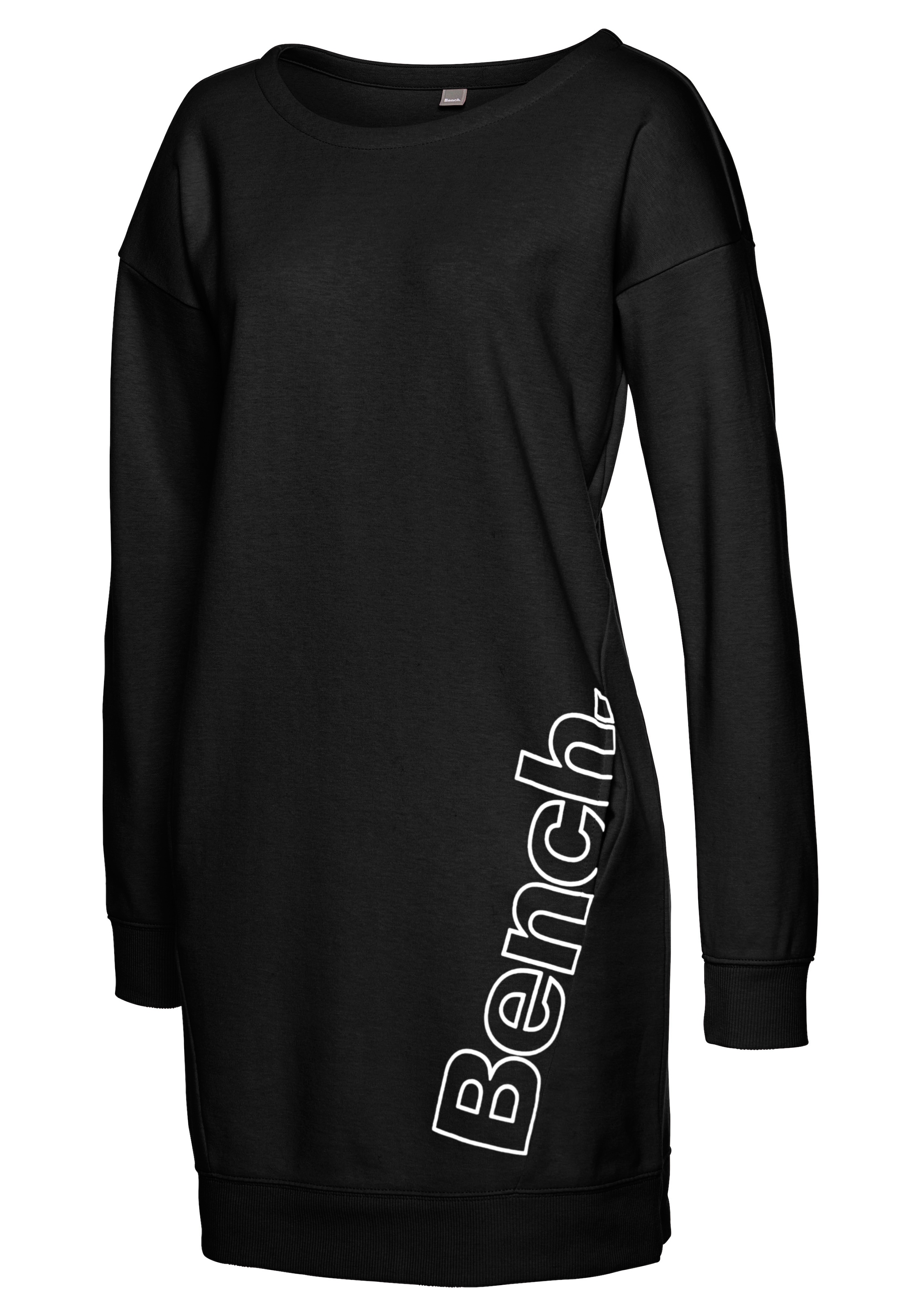 Bench. Loungewear Sweatkleid Eingrifftaschen mit seitlichem Logoprint
