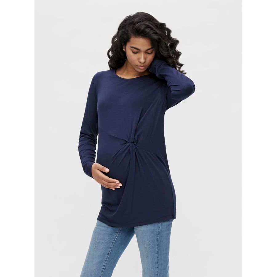 mama;licious Umstandsshirt MLKARELY Navy Blazer