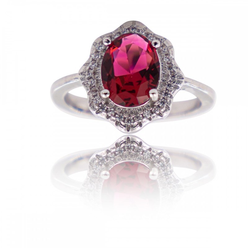 Bague Femme Rhodium ZETA