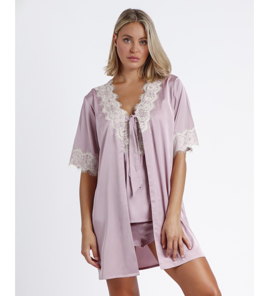 Vestido de noiva rosa romântico da Admas