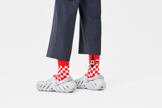 Happy Socks Wine And Dine Sock Socken in Mehrfarbig