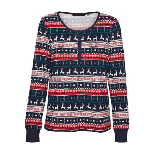 Vero Moda Xmas New Bluse, Navy Blazer, L
