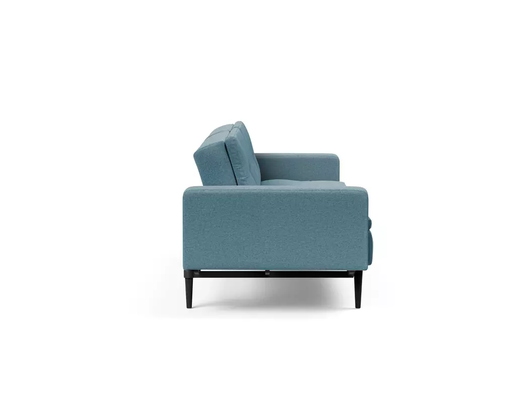 Schlafsofa mit Armlehnen Dublexo Styletto schwarz