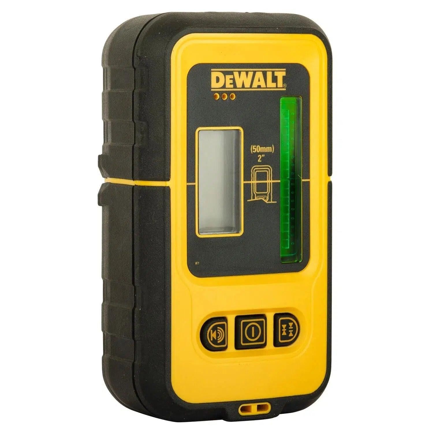 DeWALT DE0892 Waterbestendige digitale laserdetector met klem voor rode lasers