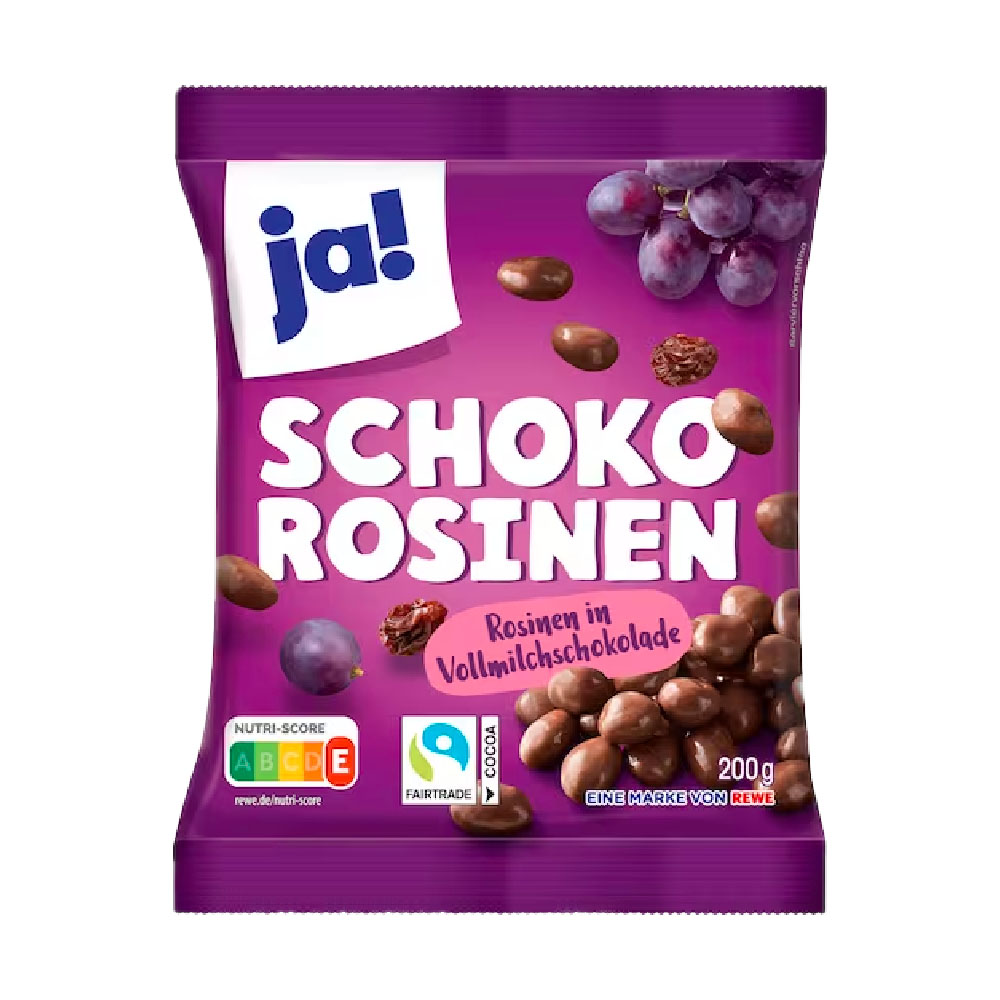 ja! Schokorosinen 200g MHD:19.10.25