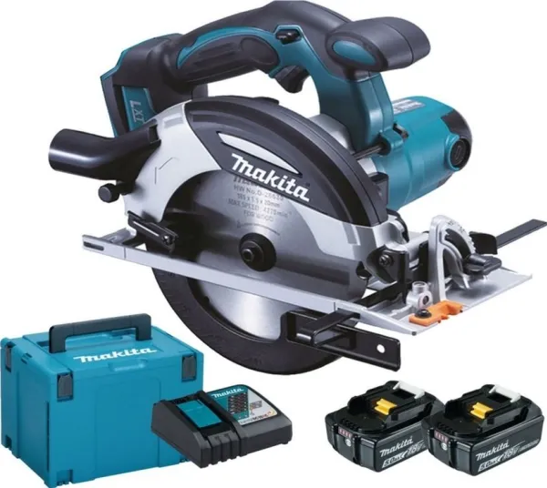Makita DHS630RTJ - Cirkelsav - ledningfri - 165 mm - 2 batterier - 18 V