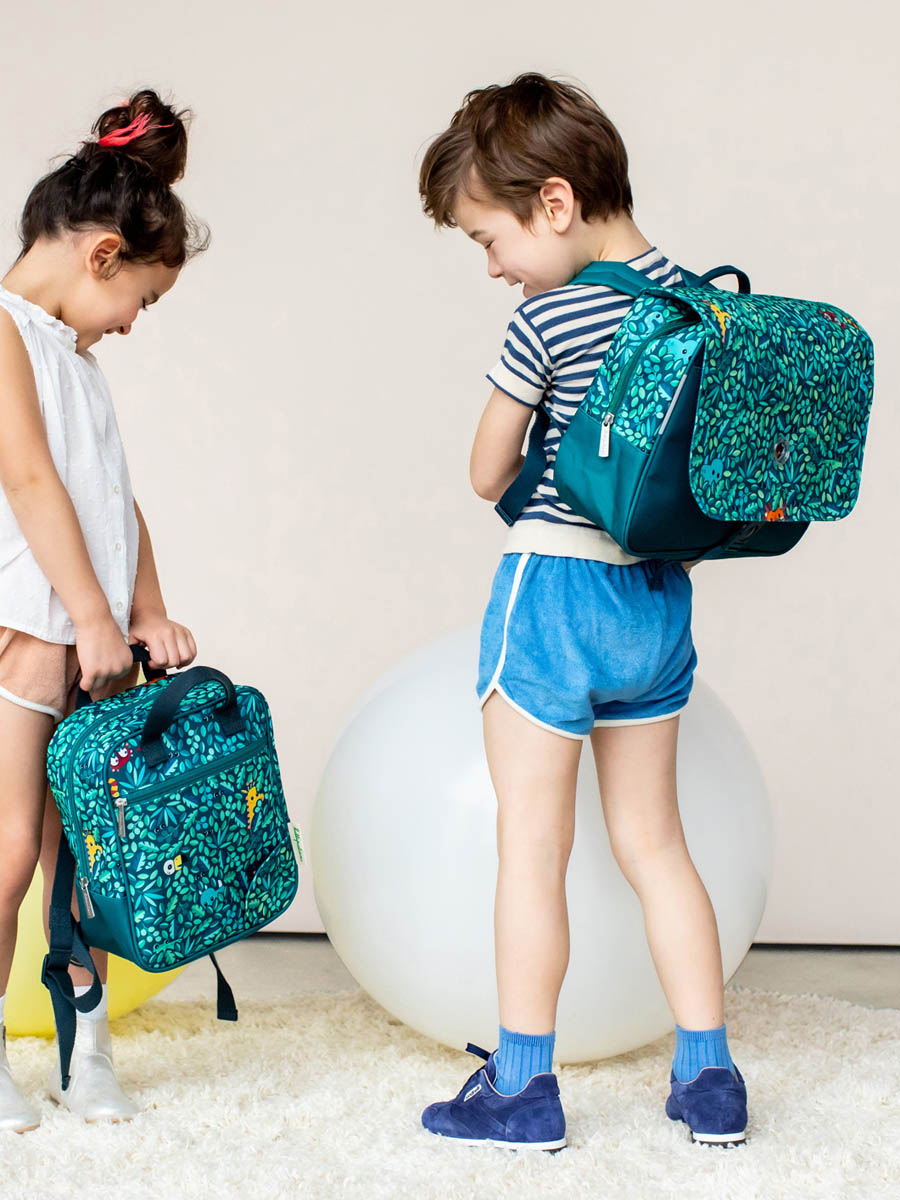 Cartable Lilliputiens Pablo Jungle 34 cm